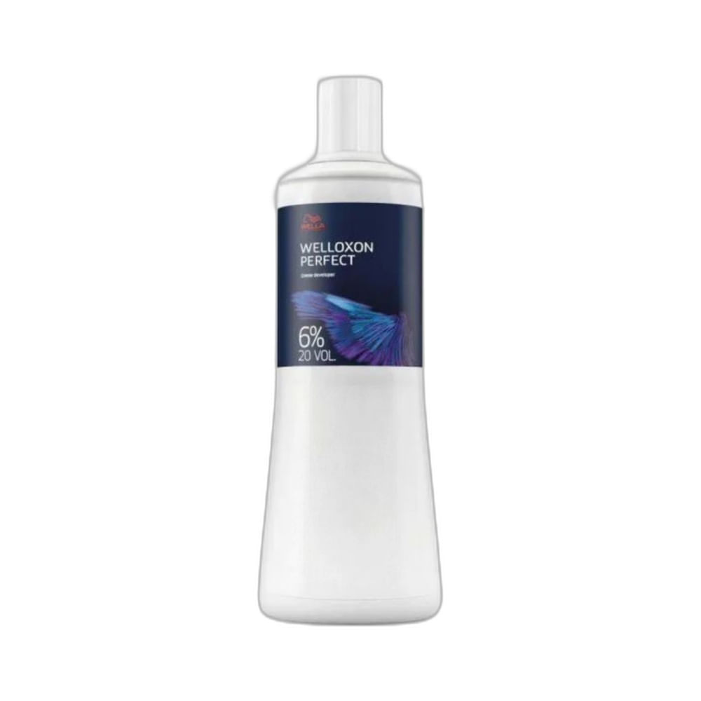 Vista frontal da Água Oxigenada Wella Welloxon Perfect 20 Volumes 6% 1L.